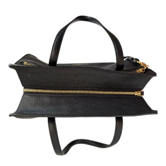 Salvadore Ferragamo Black Leather Tote Bag - Picture 6 of 17